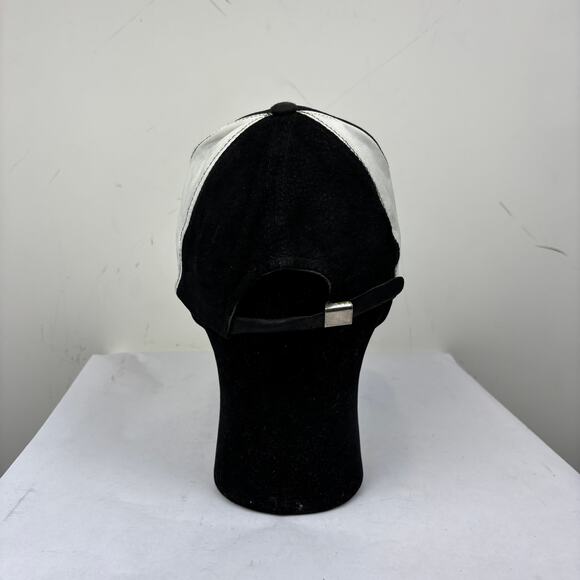 Vintage Malcolm X Suede Leather Panel Baseball Cap Adjustable Hat - Picture 4 of 13